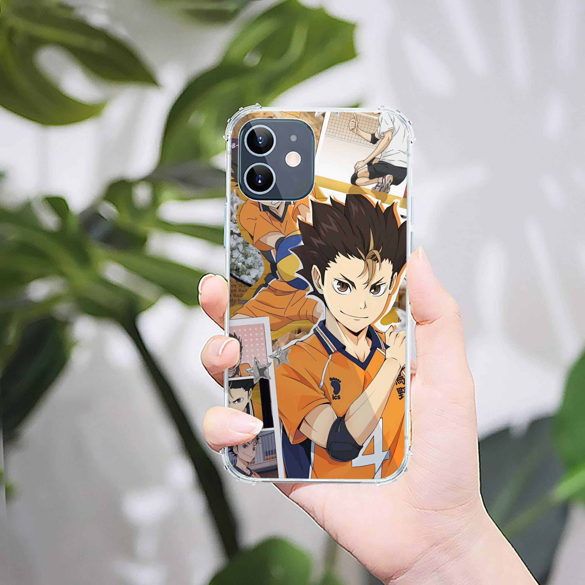 （画像用） ハイキュー!! Haikyu!! 【iPhone 12シリーズ対応】透明スマホケース（クリアソフトケース）